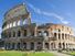 The Colosseum, Rome, Italy.  Giant amphitheatre built in Rome under the Flavian emperors. (ancient architecture; architectural ruins)