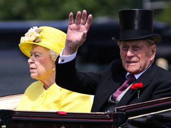 Queen Elizabeth II and Prince Philip attend Royal Ascot day four on Jun 19, 2015 in Berkshire