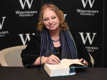 British author Hilary Mantel (1952-2022)  at a book signing for her book "The Mirror & the Light" at Waterstones Piccadilly on March 4, 2020 in London, England. The Mirror & The Light is the final book in Hilary Mantel's Wolf Hall trilogy.