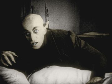 Max Schreck as Graf Oriok "Nosferatu", Nosferatu, Eine Symphonie des Grauens (1922), directed by F.W. Murnau